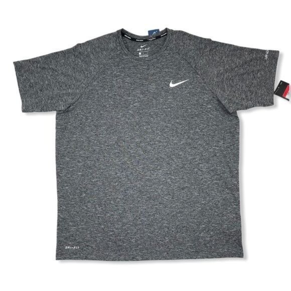 Nike Swim Dri Fit Men's Grey Upf 40 Sun Protection - Picture 2 of 11